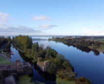 DJI_0357a Toom canal and the Lough Neagh weir